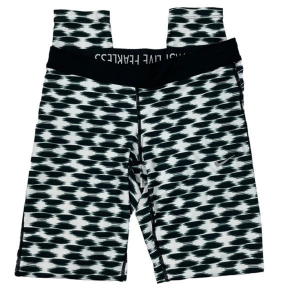 Nike Dri-Fit Leggings Women Activewear | Small | Black White